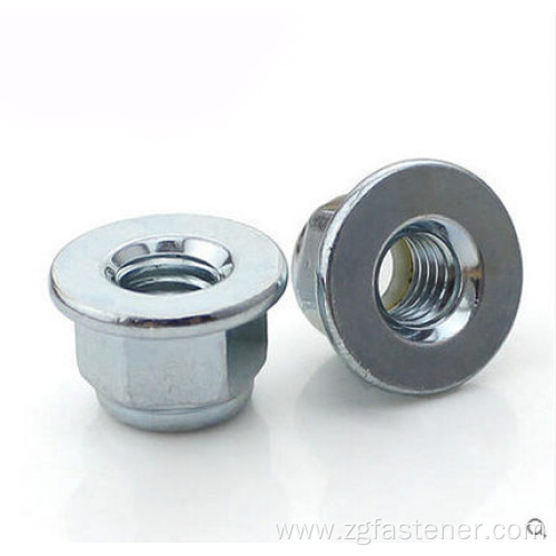 Stainless steel flange nylon nut